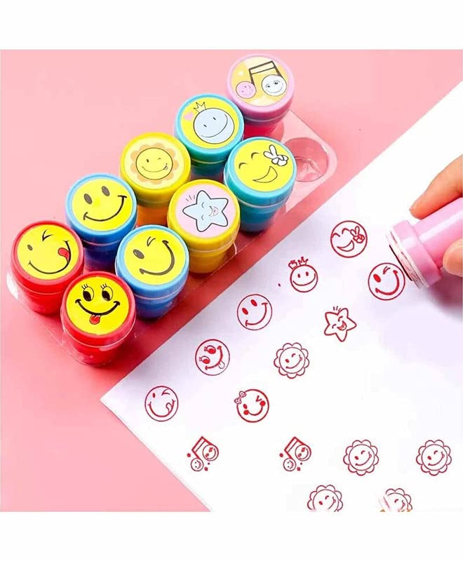 Kids' Emoji Stampers - Set of 10: Includes a variety of happy and expressive smiley face emojis.
www.usmile.toys