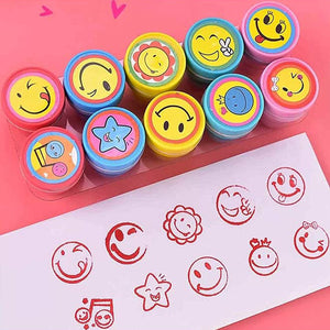 Emoji Stamps for Kids (10 Pcs): Smiley face and various emoji designs for fun crafting and decorating.
www.usmile.toys