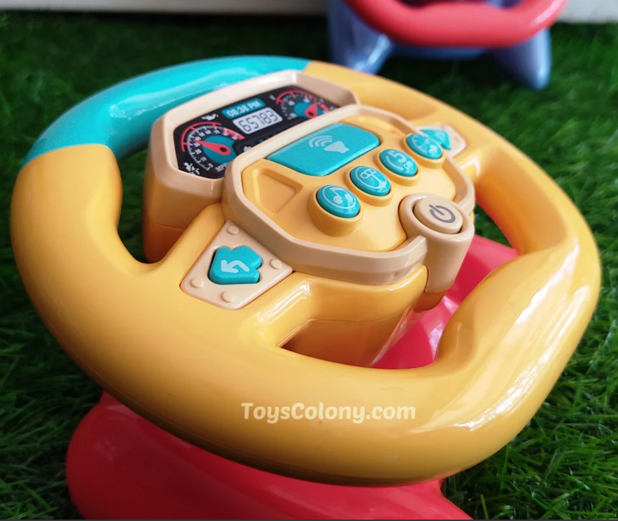 Interactive Educational Musical Steering Wheel Toy